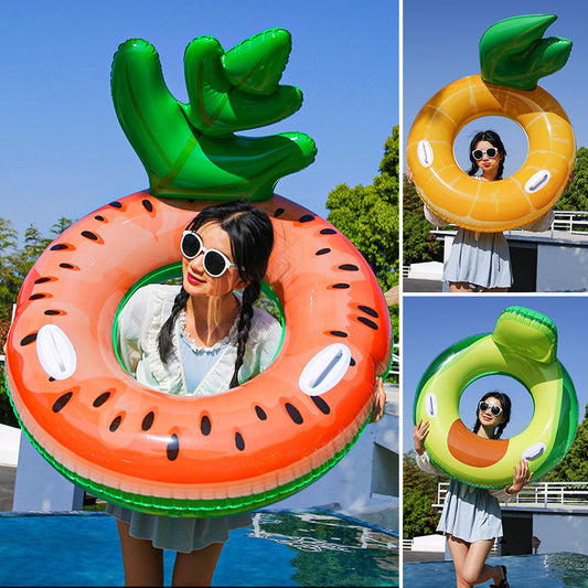 Flotador PVC en forma de frutas para la piscina