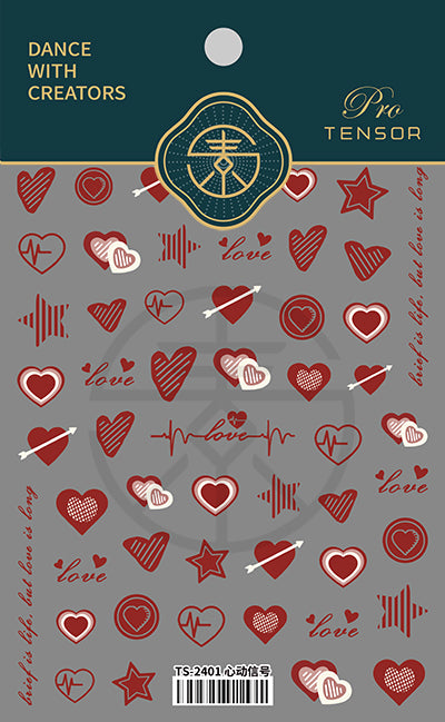 Decoración De Uñas Stickers ( San Valentin )