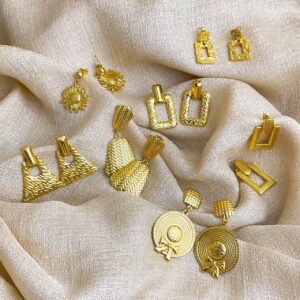 Pendientes geométricos para mujer, de estilo moderno y fashion