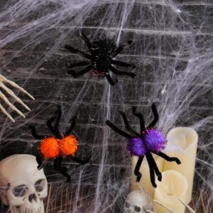 Pinza para el cabello con araña de Halloween, accesorios decorativos para fiesta de Día de los Muertos